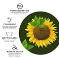 thumbnail image 4 of Bingfone Vintage Sunflower3 Leather Drinks Coasters With Set Of 6,Suitable For Home Kitchen,Coffee Cup Coasters Home Gift, 4 of 9