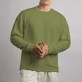 thumbnail image 4 of Chiccall Men's Fleece Sweatshirts workout Crew Neck Sweatshirt Heavy Long Sleeve Pullover, 4 of 5