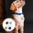 thumbnail image 2 of 4Pcs Round-shaped Pet Name Tags Stainless Steel Pet Collars Cat Tags Puppy Tags, 2 of 8