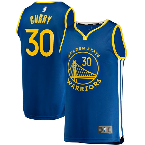 Men's Fanatics Stephen Curry Royal Golden State Warriors Big & Tall Fast Break Player Jersey - Icon Edition
