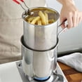 thumbnail image 5 of Stainless Steel All In One Stovetop Deep Fryer&Stock Pot for Household Use, Deep Fryer, Oil-Splashing Small Deep Fryer, French Fries Deep Fryer, Multipurpose Cooking Essential, 5 of 5