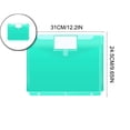 thumbnail image 1 of Binder Pocket, Heavyweight Plastic Folders with Tight Closure, Folders with Pockets Side Loading, Binder Organizer, Binder Dividers with Pockets, A4 Letter Size, 1 of 5