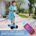 thumbnail image 2 of Patinete eléctrico IRIMMY Kids con pantalla LCD y luces LED azules, 2 of 7
