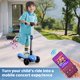 thumbnail image 2 of Patinete eléctrico IRIMMY Kids con pantalla LCD y luces LED azules, 2 of 7