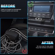 ESSGOO 2 in 1 Wireless CarPlay & Android Auto Adapter - 5.8GHz, Plug & Play, OTA Upgrade, Mini Model for 2016+ Wired - Compatible Cars with Seamless Dual - Platform Connectivity