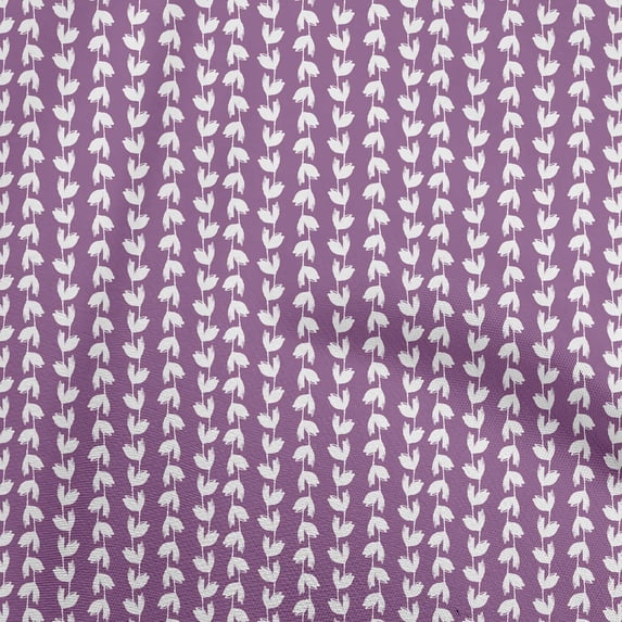 oneOone Silk Tabby Purple Fabric Florals Diy Clothing Quilting Fabric Print Fabric By Yard 42 Inch Wide