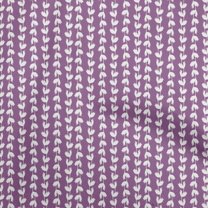 oneOone Silk Tabby Purple Fabric Florals Diy Clothing Quilting Fabric Print Fabric By Yard 42 Inch Wide