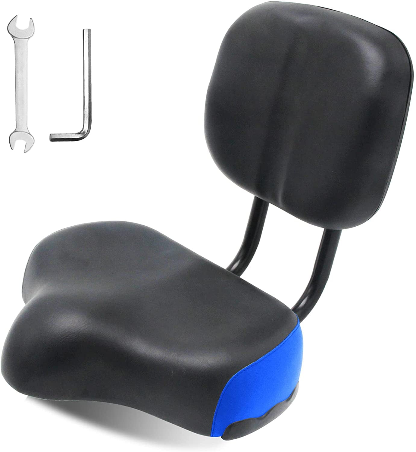 exercise bike seat with backrest