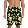 thumbnail image 1 of Fotbe Avocado Toast Pantalones Cortos de Pijama para Hombre, Ropa de Dormir, Pantalones de Pijama Cortos para Hombre-XX-Large, 1 of 6