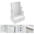 thumbnail image 3 of Shisuyan 1Pc Desktop Vanity Mirror Makeup Mirror with Drawer Turnable Mirror for Woman, 3 of 8