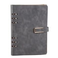 thumbnail image 1 of Business office notebook loose-leaf notepad student imitation leather 6 rings, 1 of 5