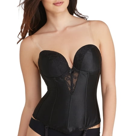 

Va Bien Womens Strapless Plunge Backless Bustier Style-6363