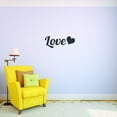 thumbnail image 1 of Custom Decals Love Wall Art Size: 16 X 40 Inches Color: Black, 1 of 1