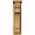 thumbnail image 2 of 5 1/2"W x 10"D x 22"H New Brighton Smooth Corbel w/Backplate, Western Red Cedar, 2 of 9