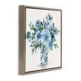 thumbnail image 2 of Stupell Industries Farmhouse Pastel Blue Bouquet Foliage Brown Floating Frame Canvas Art, 25 x 25, by Carol Robinson, 2 of 8