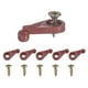 thumbnail image 1 of Uxcell 50 Paquete de Clips Retenedores de Vidrio con Tornillo Cilíndrico de 4mm para Armario Transparente, 1 of 1