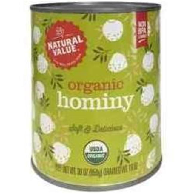 Organic Hominy by Natural Value / 30-oz. can