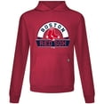 thumbnail image 2 of Men's Levelwear Red Boston Red Sox Relay Banner Arch Pullover Hoodie, 2 of 3
