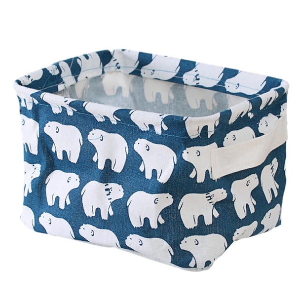Wosthever Nueva cesta de almacenamiento de escritorio DIY, caja de almacenamiento de ropa interior para artículos diversos, organizador de Almacenamiento y organización del hogar No.14