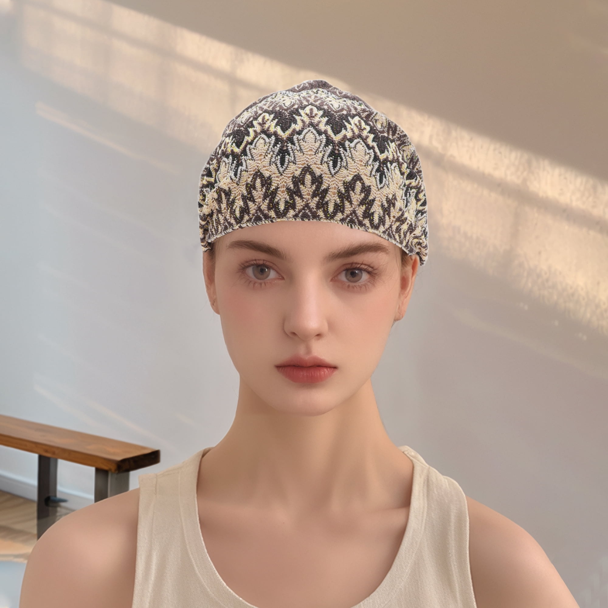 Unique Bargains 1pc Fashion Wide Headwrap for Versatile Styling Coffee Color