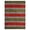 Green Blue, variant on Rugsotic Carpets Hand Knotted Wool Area Rug 5'x8' Green Blue Contemporary Rectangle Indoor Rug for Living Room, Bedroom Antimicrobial L00212