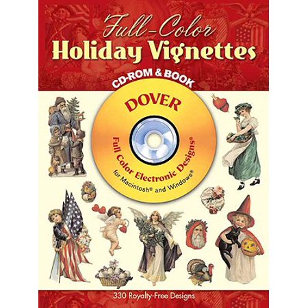 Full Color Holiday Vignettes Cd Rom And Book - 