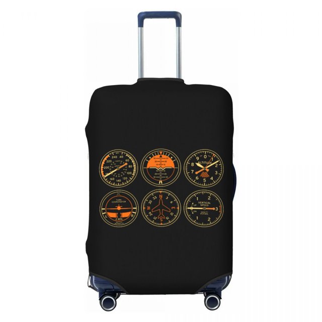 Custom Air Traffic Controllers Luggage Cover Fashion Fighter Pilot Aircraft Suitcase Protector Covers Suit For 18-32 inch