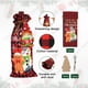 thumbnail image 5 of Bolsas de vino navideñas Putuo Decor reutilizables con forma de muñeco de nieve y Papá Noel, funda para botella de champán para cocina, sala de estar, decoración del hogar, regalo, 5 of 5
