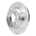 thumbnail image 2 of Detroit Axle - Rear Brake Rotors for Volkswagen Jetta Beetle Golf SportWagen Audi A3, Drilled and Slotted Disc Brake Rotors Replacement : 9.96" inch Rotor, 2 of 8