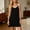 Black, variant on NominalSnug Nightgowns for Women Built in Bra Sleeveless Pajamas Dress V Neck Soft Sleepshirts Comfy Nightshirts