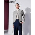 thumbnail image 5 of Abrigo de piel de oveja natural de calidad Super Tajiyane para mujer 2024 Chaqueta elegante de cuero real Chaquetas cortas con cuello alto, 5 of 5