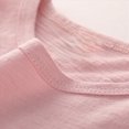 thumbnail image 5 of NOLDARES Girls Short Sleeve Summer T Shirt Crewneck Rolled Cuffs Fashion Shirts Tee(Pink,100), 5 of 9
