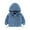 Blue, variant on WhouRiu Toddler Boy Coat Thickened Warm Full Zip Long Sleeved Hooded Coats Winter Soft Cozy Jackets Blue,Sized 2-3
