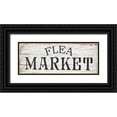 thumbnail image 1 of Sommers, Mindy 14x8 Black Ornate Wood Framed with Double Matting Museum Art Print Titled - Flea Market, 1 of 4