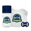 Baby Fanatic Officially Licensed 3 Piece Unisex Gift Set - NFL Seattle Seahawks