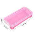thumbnail image 3 of Dadiaei Transparent Frosted Stationery Box Storage Pencil Case Double-layer Pencil Case Multifunctional Stationery Plastic Pencil Case(8.66x3.94In), 3 of 8