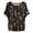 Black, variant on Graphic Tees for Women T-Shirts Women's Oversized T-Shirt with Batwing Sleeves Short Sleeve Tops White S