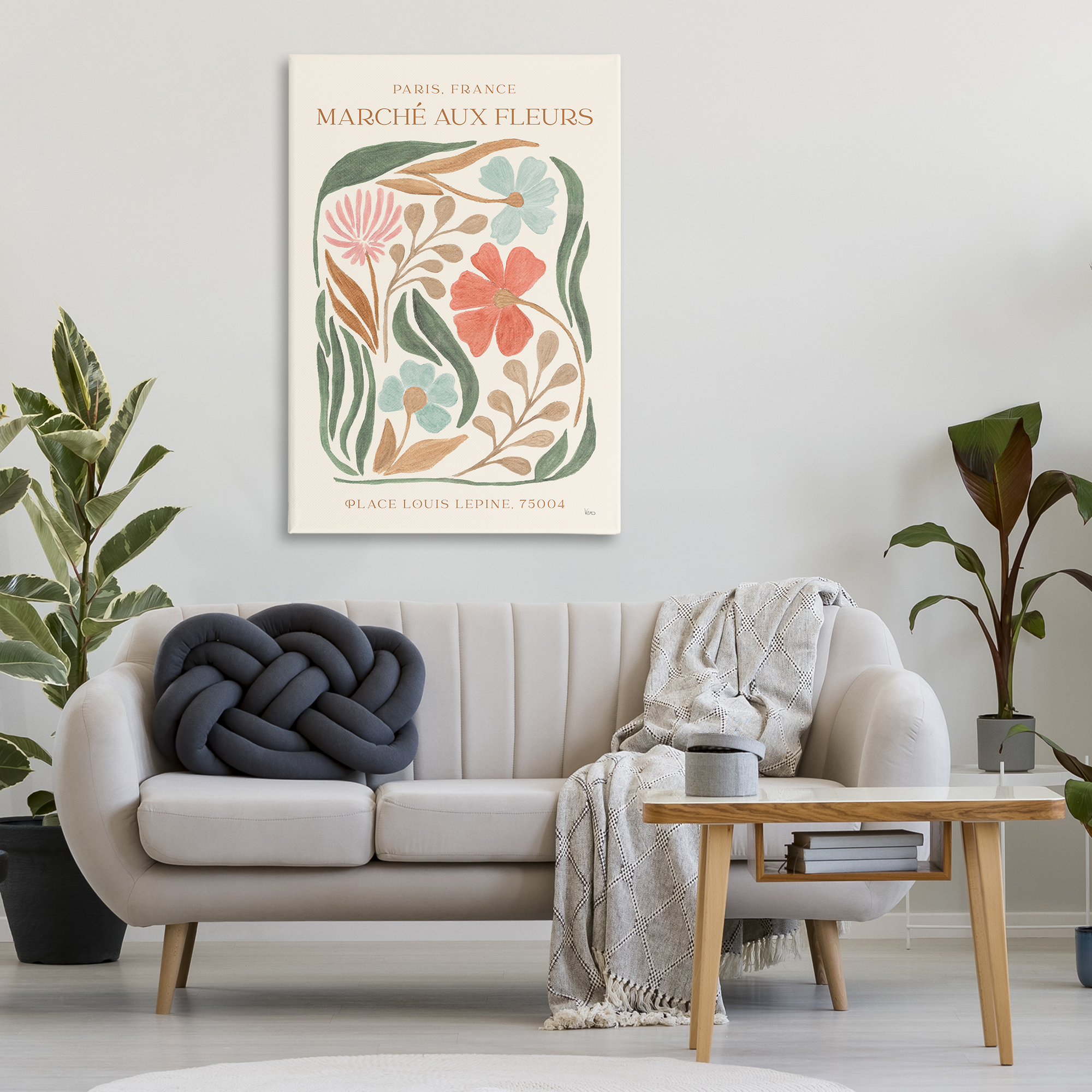 Stupell Industries French Floral Painting Botanical & Floral Painting Gallery Wrapped Canvas Art Print Wall Art, 30 x 45