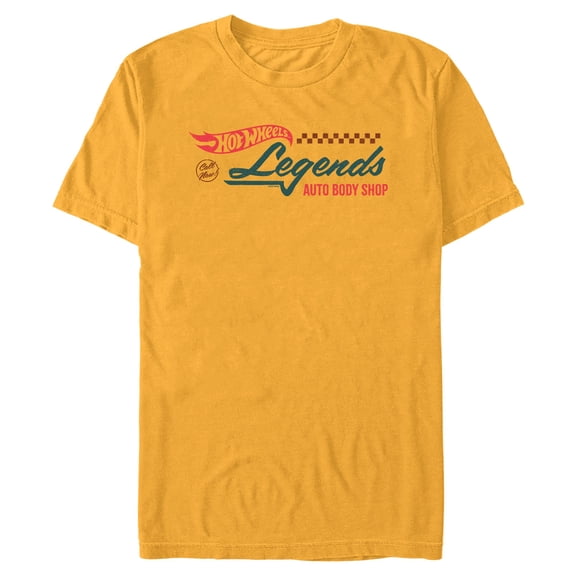 Mens Hot Wheels Legends Auto Body Shop T Shirt