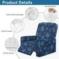thumbnail image 5 of FOR U DESIGNS Turtle Blue Print Recliner Chair Covers with Arms, Wear-Resistan Recliner Couch Protector Stretch Living Room Armchair Cover Prevent Wear and Pet Hair, 5 of 8