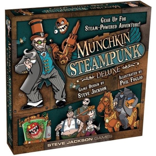 steve jackson games munchkin steampunk deluxe card game