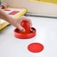 thumbnail image 4 of KAIYANG Amplificador de bateo para mesa de hockey sobre hielo para mesa de juego (4 manijas de empuje, 8 discos) (rojo), 4 of 5