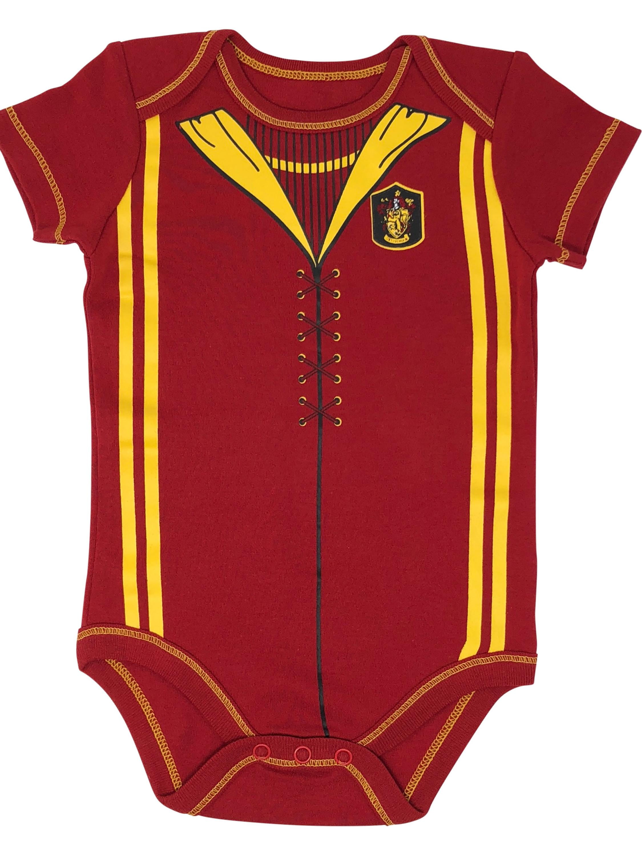 Warner Bros Harry Potter Baby Boys 5-Pack Bodysuits Hogwarts Gryffindor 