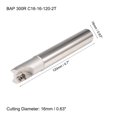 thumbnail image 2 of Unique Bargains 0.63' x 4.7' Indexable End Mills 2 Flute 90 Degree BAP300R R0.8 for APMT1135 Insert, 2 of 4