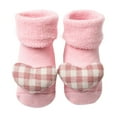 thumbnail image 2 of Wancir Baby Socks Slipper Socks Winter Warm Non-Skid Grip Socks Anti Skid Kids Newborn Soft Cute Cotton Bear Toddler Socks, 2 of 3
