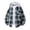 Green, variant on Mens Plaid Hooded Flannel Shirts Long Sleeve Button Down Loose Casual Coats Zip Up Oversized Unisex All Match Fall Winter Tops
