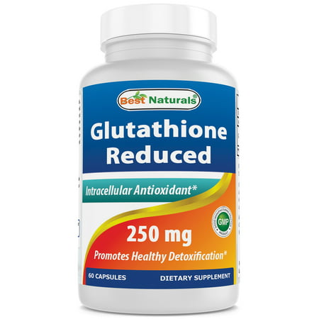 Best Naturals L-Glutathione 250 mg 60 Capsules (Best Glutathione Injection Brand)