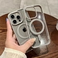 thumbnail image 5 of Luxury Magsafe Magnetic Wireless Charge Clear Acrylic Case For iPhone 15 14 Plus 13 12 Mini 11 Pro Max Candy Color Bumper Cover, 5 of 5