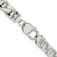 thumbnail image 3 of Auriga 925 Sterling Silver 9 mm Flat Cuban Anchor Chain Necklace for Mens 22", 3 of 6