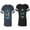 Men Navy / Women Black, variant on King Queen Pentagon Emerald Gold Matching Couple Cotton Jerseys (Men Navy / Women Black) (Men S / Women S)